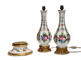 two vases that are sitting next to each other on a table