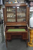 bureau cylindrique ancien avec socle - style Louis XVI - aca… (photo 2)