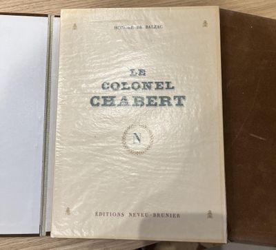 Honoré de Balzac, Le Colonel Chabert, Editions Neveu-Brunier…