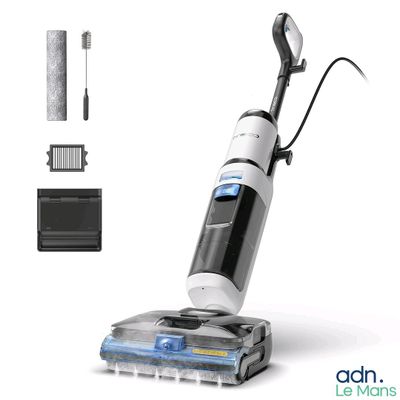 a vacuum that is sitting on top of a table
