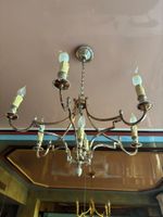 Suspension en métal à 7 bras de lumière, de couleur argentée… (photo 2)