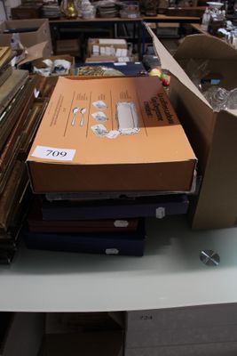 a lot of boxes that are on a table