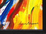 a picture of a picture of a painting with a name on it