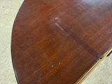 an image of a wooden table in a room