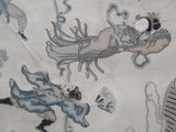 a picture of a painting on the wall of a building