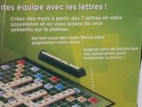 a scrabble board that is sitting on a table