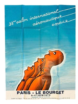 french movie poster for the film paris le bourget