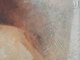 a painting of a man with a beard on a wall