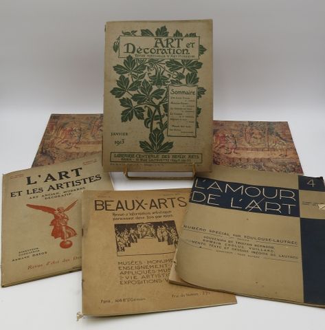 Lots de revues sur l’art