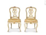 pair of louis xv style chairs