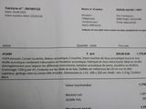 a close up of a paper with a price list on it