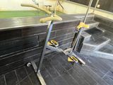 a gym equipment that is sitting on the floor