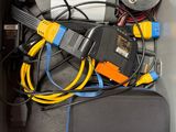 a box full of electronics and wires in it