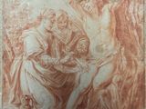 une image d'un tableau représentant un homme et une femme dans un cadre boisé