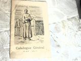 an old picture of a woman standing on a bed