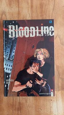 the cover of bloodline, a graphic novel by david o ' connor