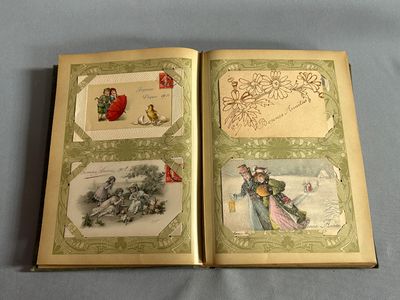 Album contenant plus de 190 cartes postales fantaisies - Fra…