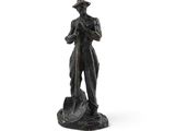 an image of a statue of a man with a hat and a cane