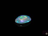 an oplite in the dark with a black background