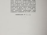 an open book with a black and white text on it