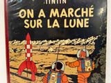 french children ' s book on a marche sur la lune