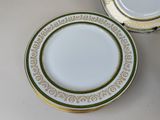 two plates that are sitting on a table