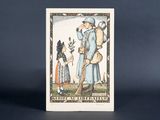 une carte sur laquelle figurent un homme et une femme