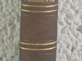 a brown book that is sitting on a table