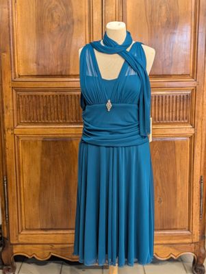 FASHION NEW YORK by JLOS - Robe de soirée avec étole - Taill…