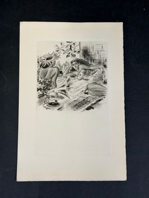 un dessin en noir et blanc d'un homme à cheval