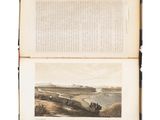 un livre ouvert sur lequel figure l'image d'un paysage