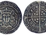 une pièce d'argent surmontée d'une couronne