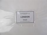 a sign that says cotton & co london on it
