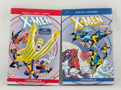 two books on a white surface one is a comic book and the other is a comic book
