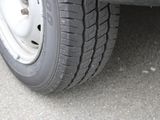 a close up of a tire on a car ' s tire