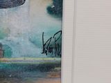 a picture of a painting of a man holding an umbrella