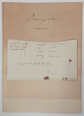 une feuille de papier écrite sur une table