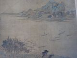 a picture of a painting on the wall of a room