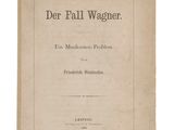 *Der Fall wagen*, un vieux livre dont la couverture est en noir et blanc