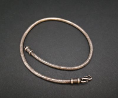 Travail oriental. Collier en argent 800 maille palmier serré…