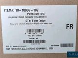 a close up of a box with a sticker on it