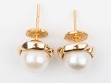 an image of a pair of pearl and gold earrings