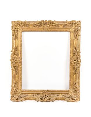 a gold frame with a white background and a white background