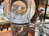 a vase that is sitting on a table in a store