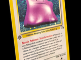 une carte sur laquelle figure l'image d'un personnage de Pokémon