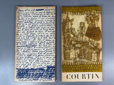 COURTIN Pierre. 2 catalogues Paris, Berggruen et Cie, Catalo…