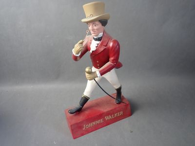 Johnnie Walker sujet publicitaire en plastique, H 39 cm