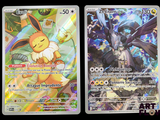 deux cartes Pokémon, dont l'une représente un Pikachu et l'autre un Pikachu