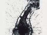 an image of a black and white drawing of a hole in the ground
