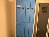 two lockers next to each other in a room